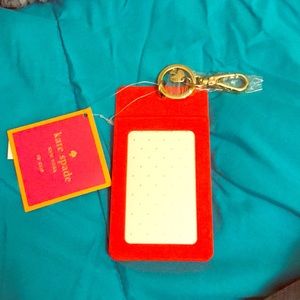 Kate spade ID clip